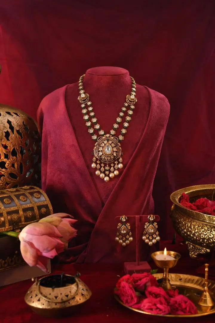 Mishya earrings - polki jewellery