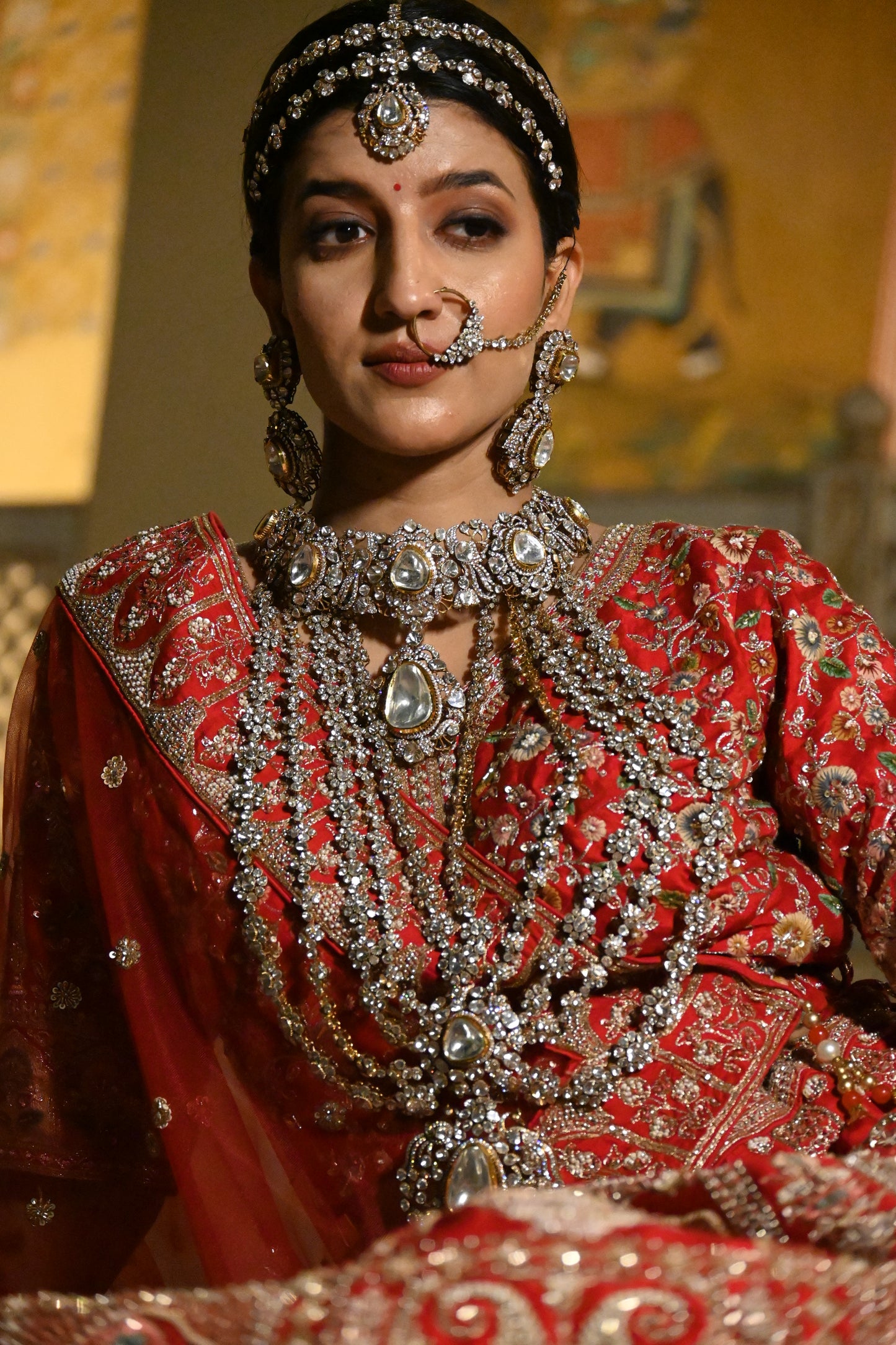 Mehrom polki shahi necklace