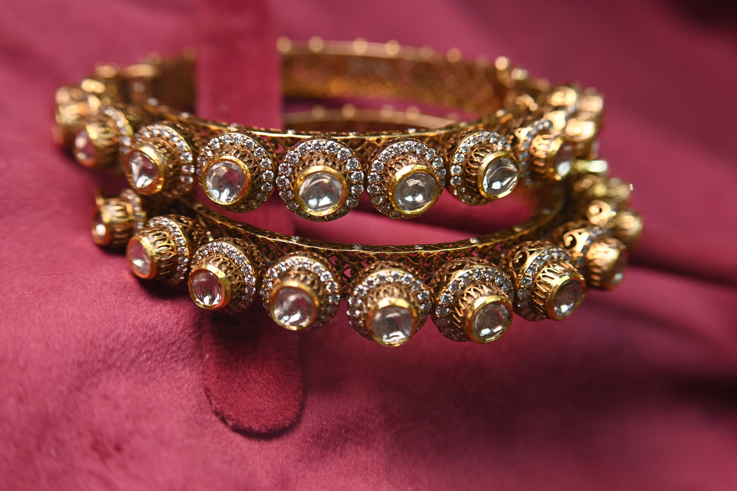 Shahi polki kada bracelet