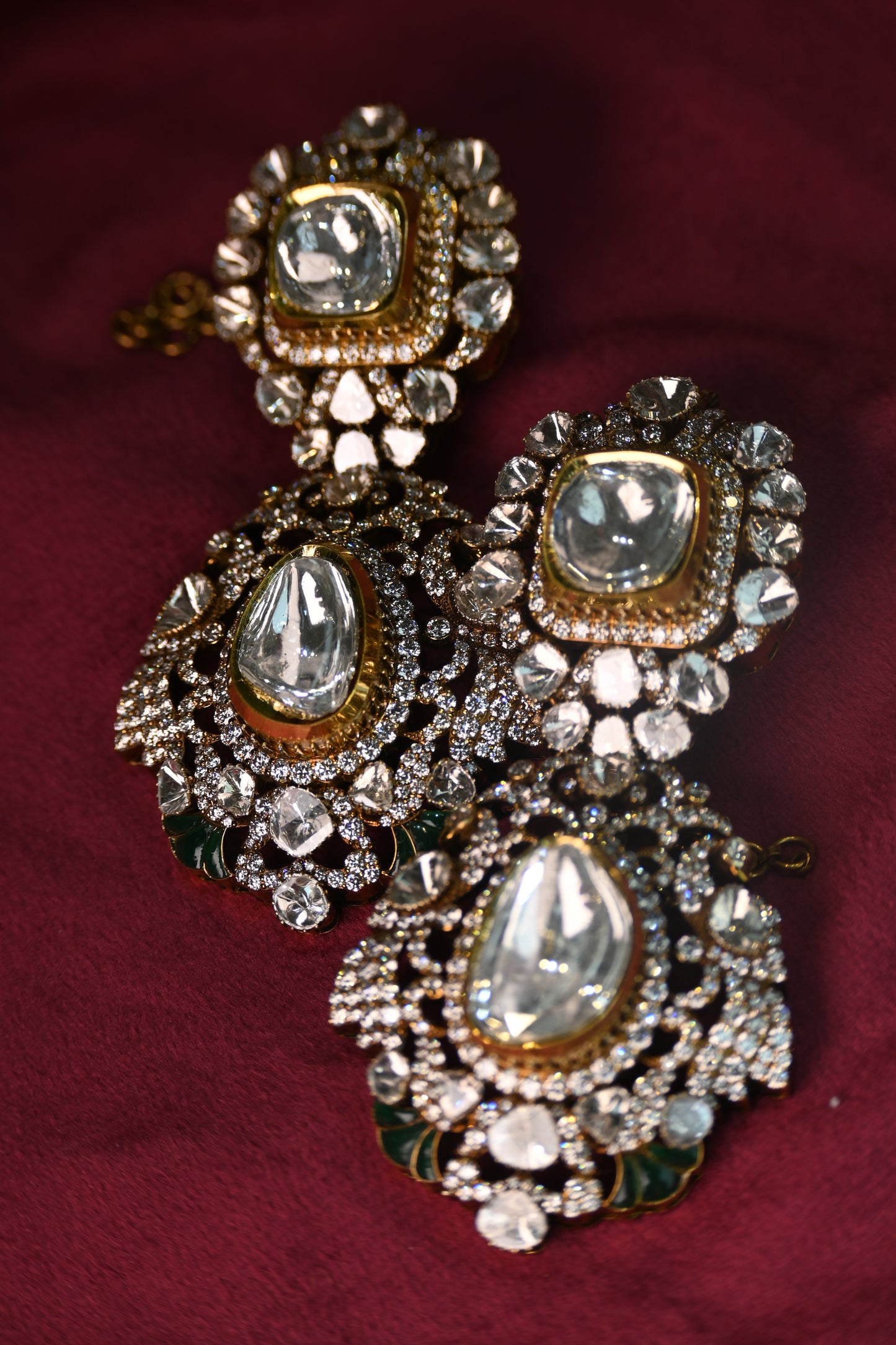 Karika polki earrings