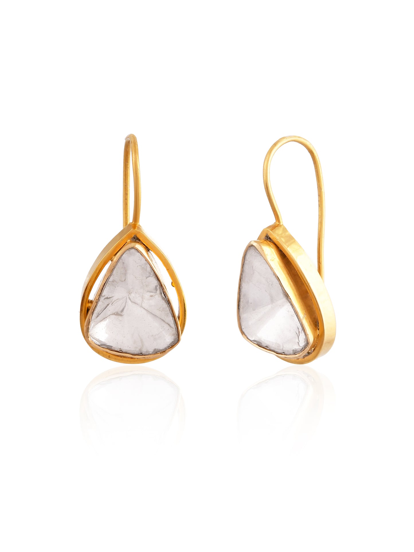 Ojas orb polki earrings