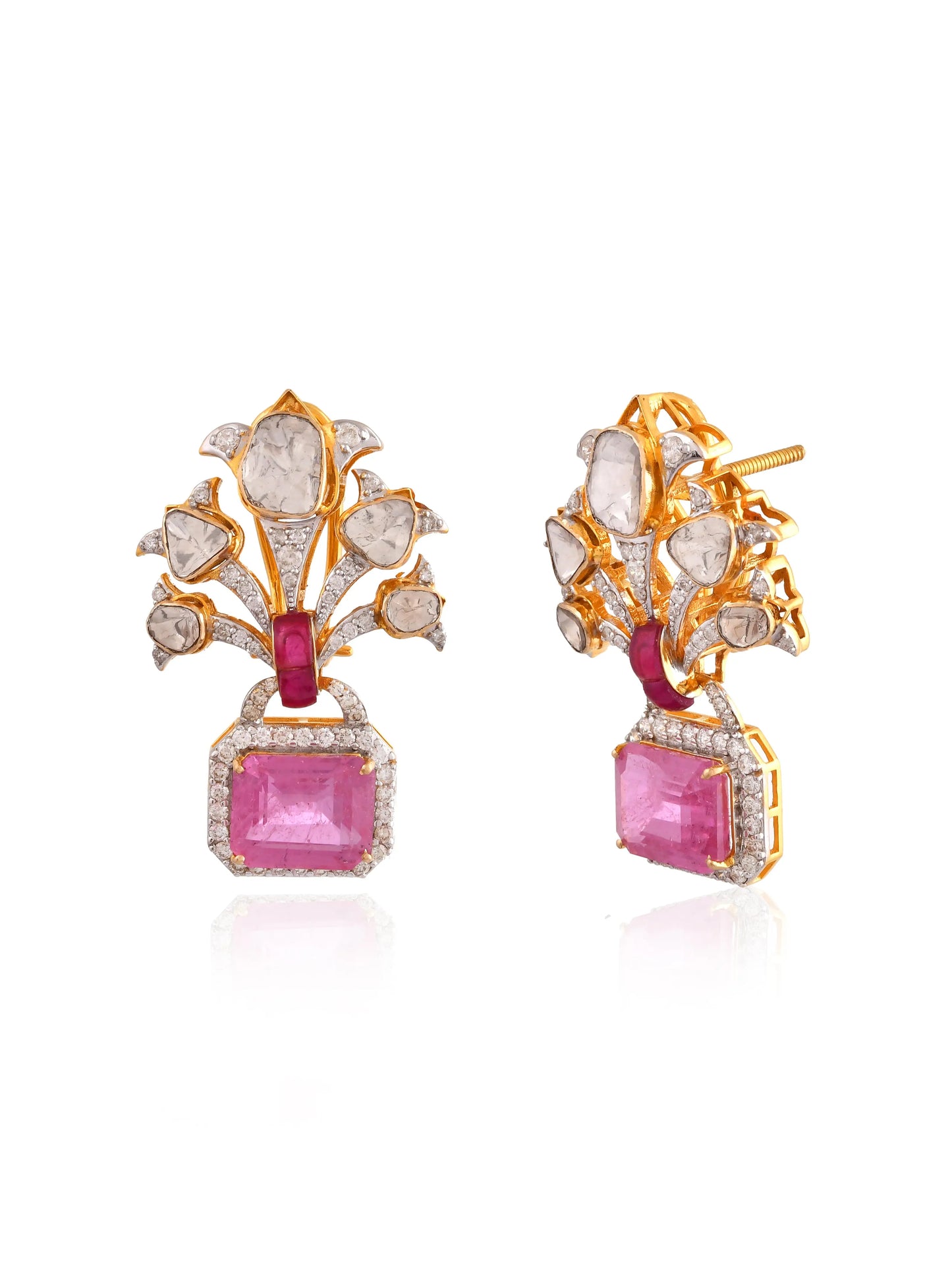 Ishani earrings (Tourmaline) - Diamond jewellery