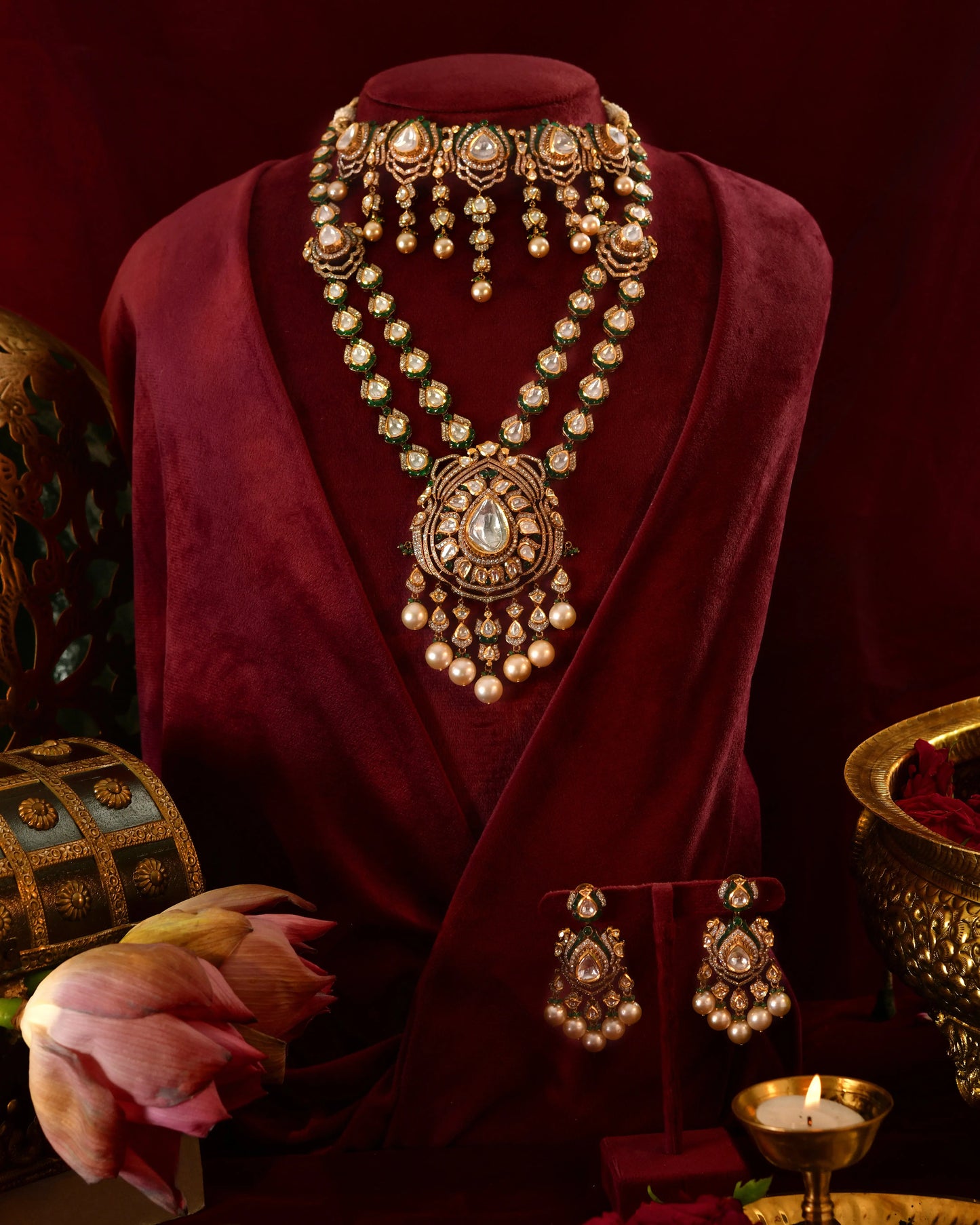 Vilaya polki chokar - polki diamond jewellery