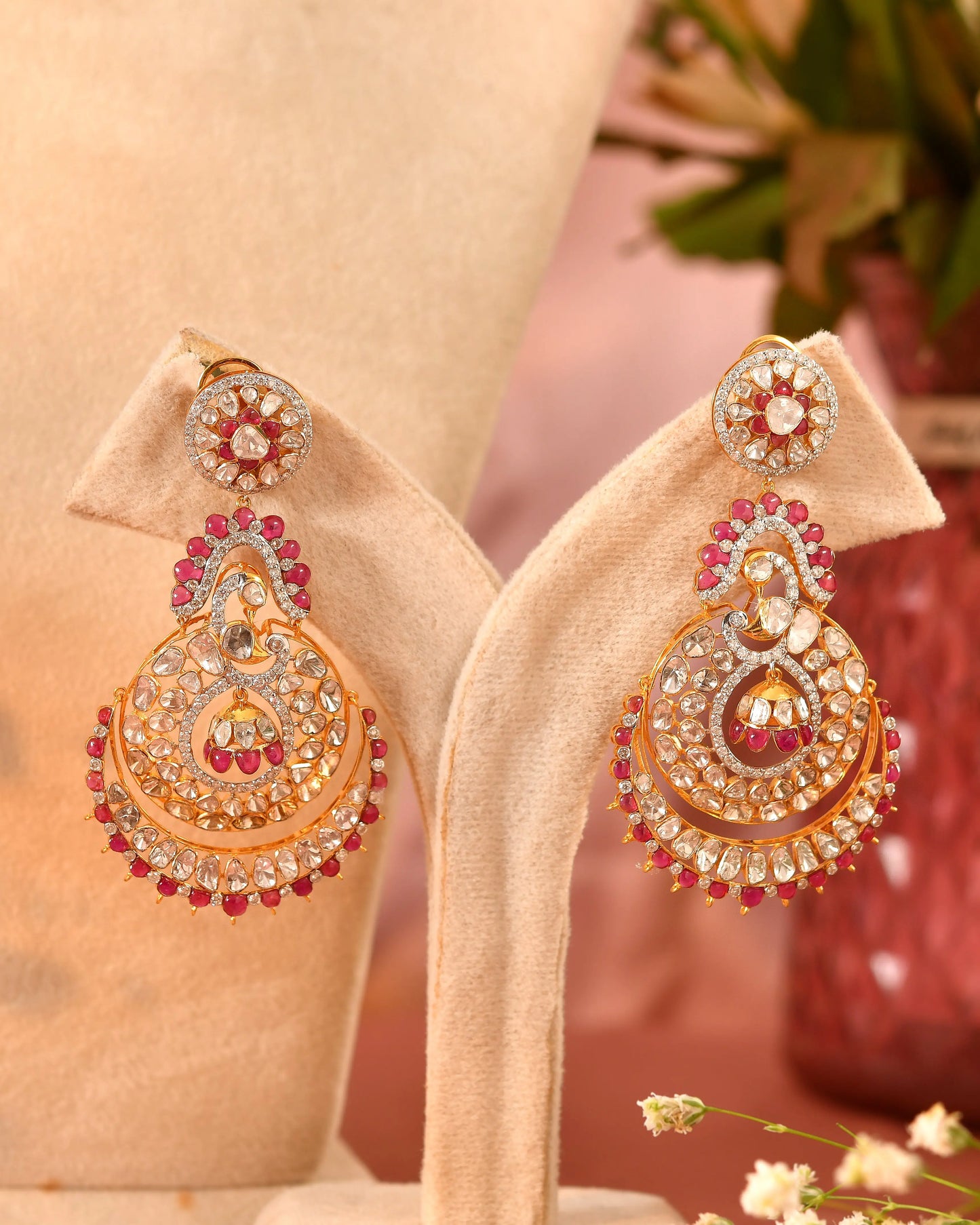 Aura danglers - Diamond jewellery