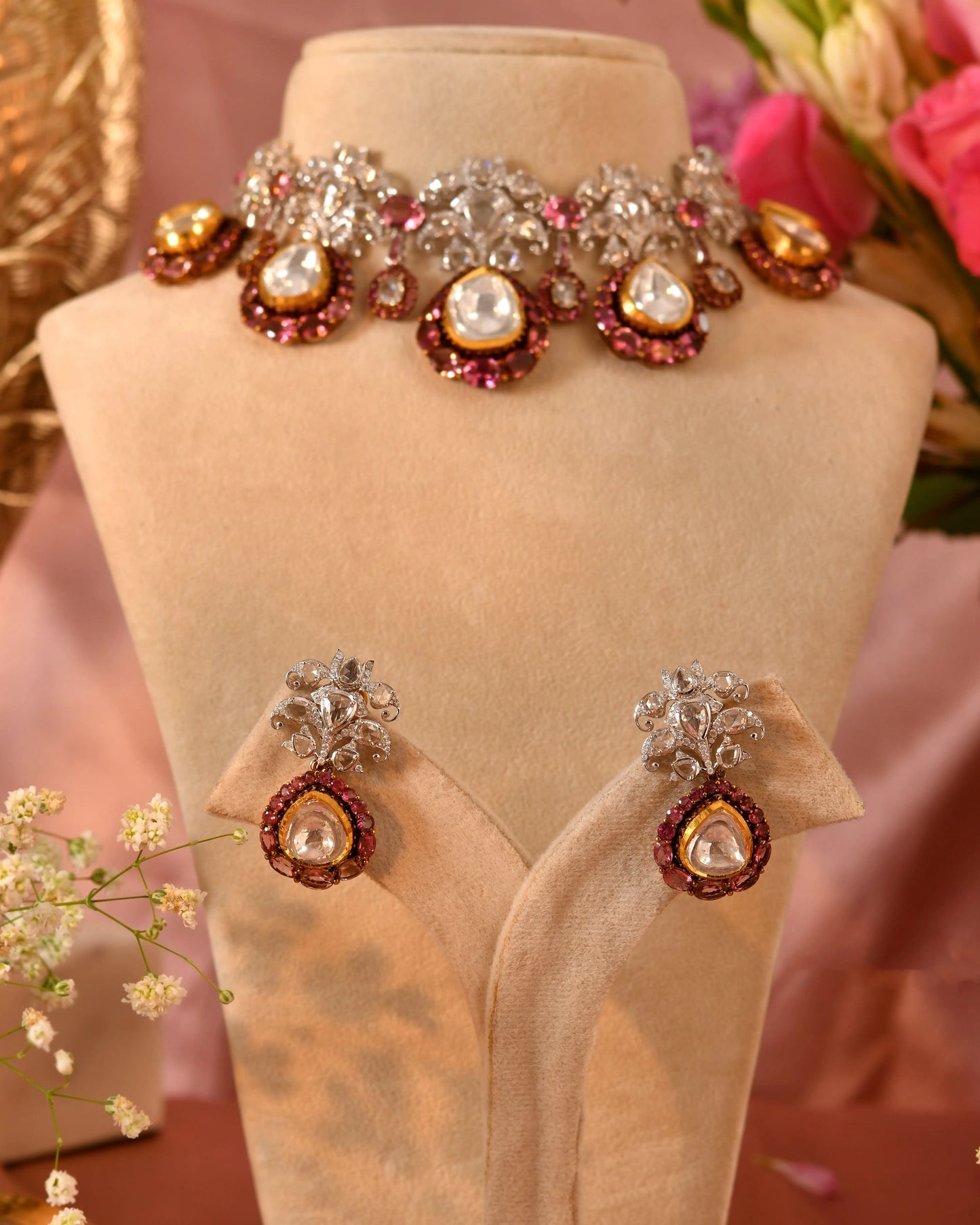 Zaaya diamond chokar - Diamond jewellery