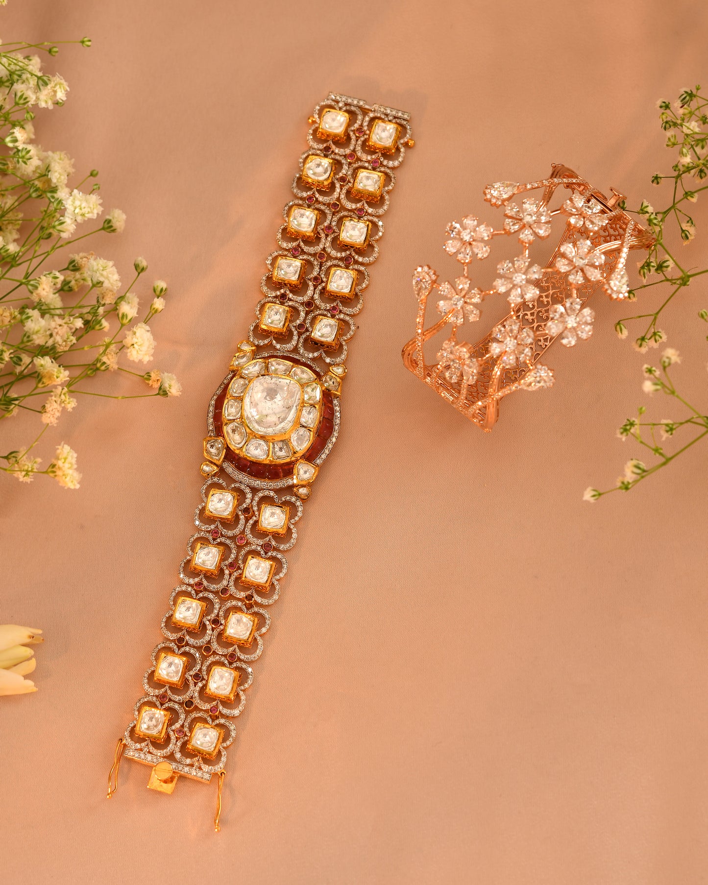 Aadhya Polki bracelet