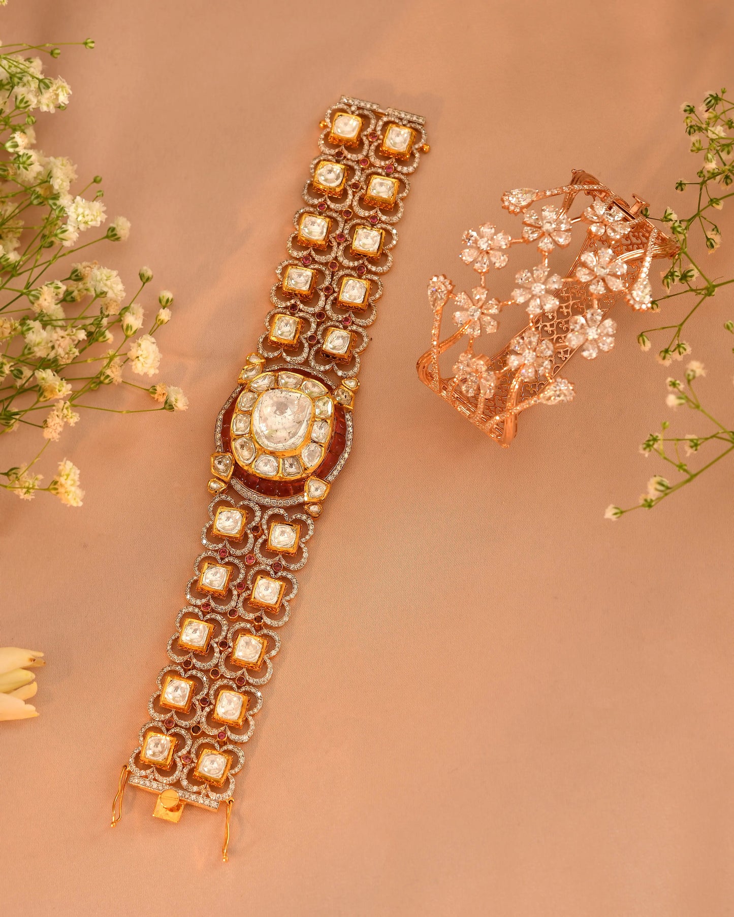 Aadhya Polki bracelet