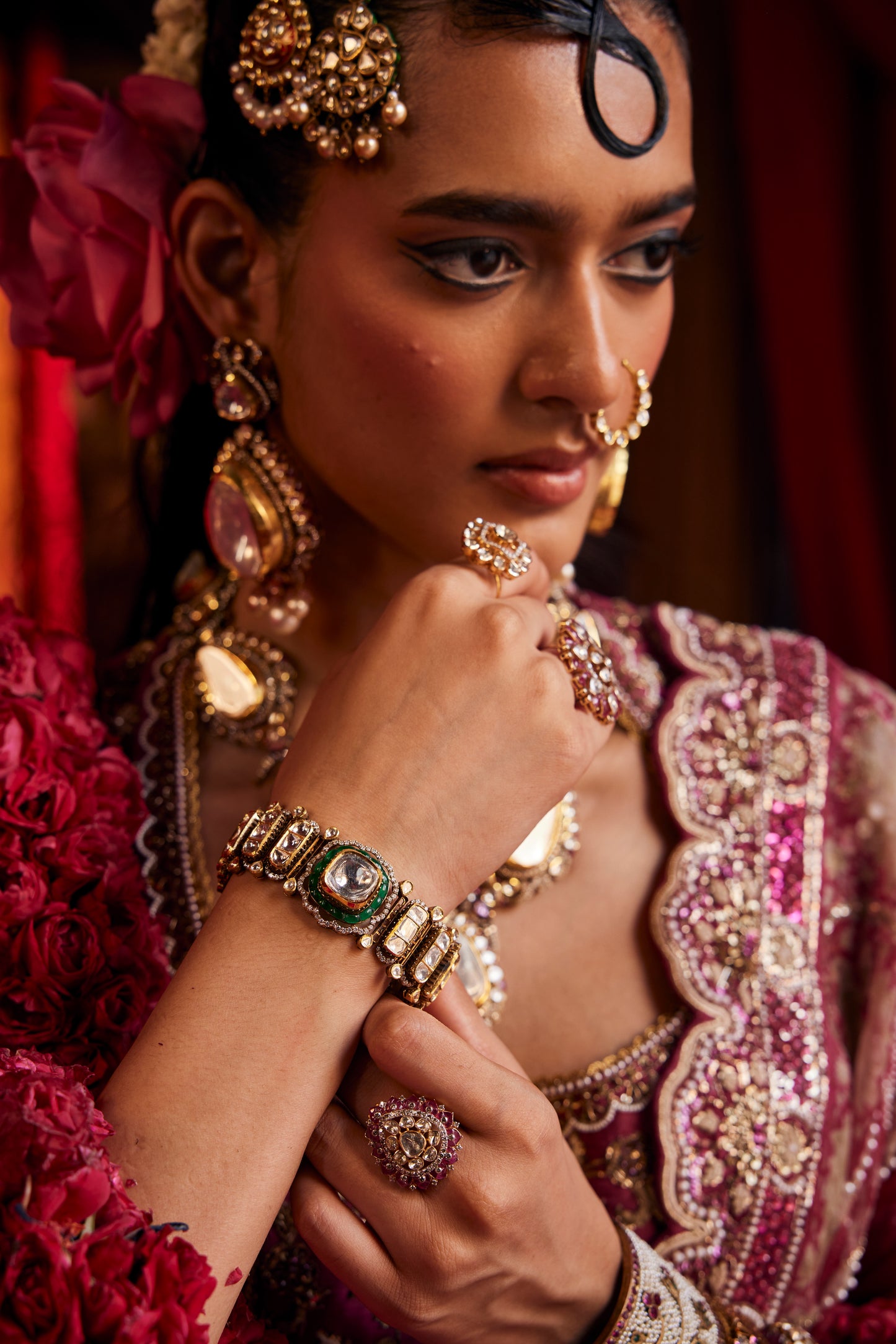 Jadau charm Bracelet