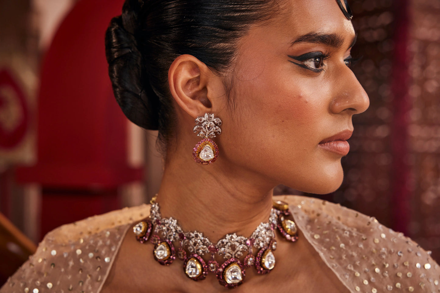 Zarina diamond earrings - Diamond jewellery