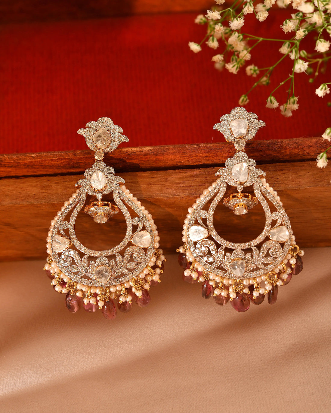 Open Setting Polki Jewellery by kala johare