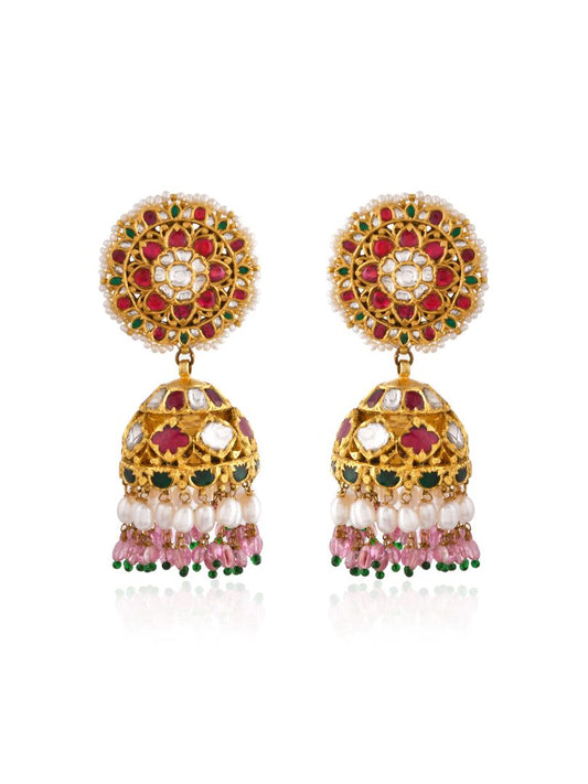 Kashvi bandhej earrings