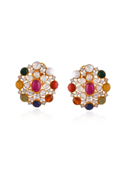 Navratna earrings