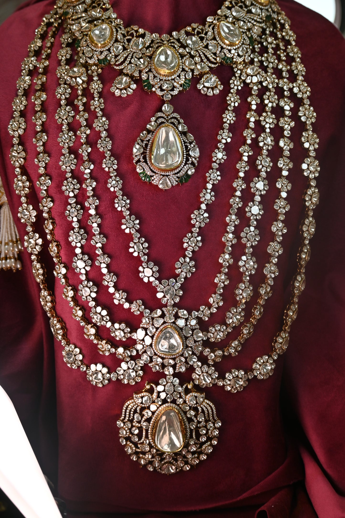 Mehrom polki shahi necklace