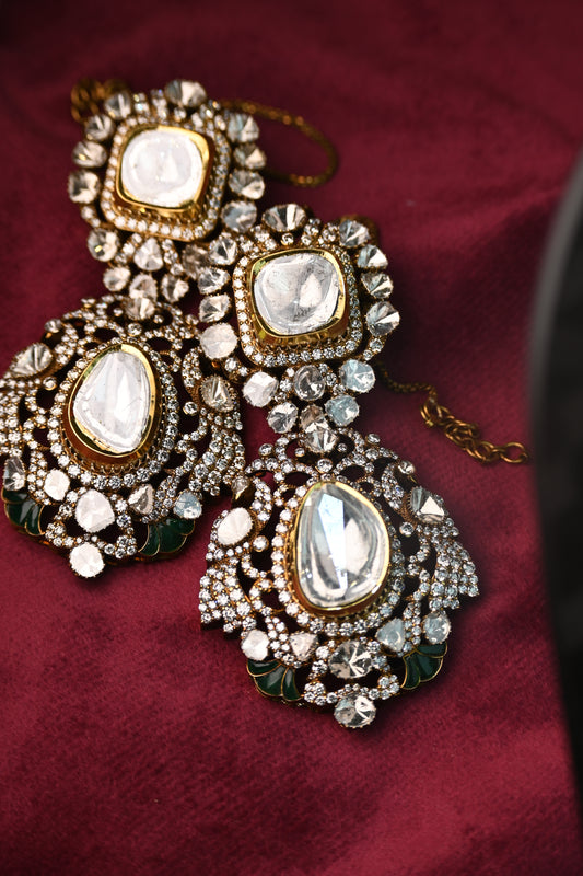 Karika polki earrings