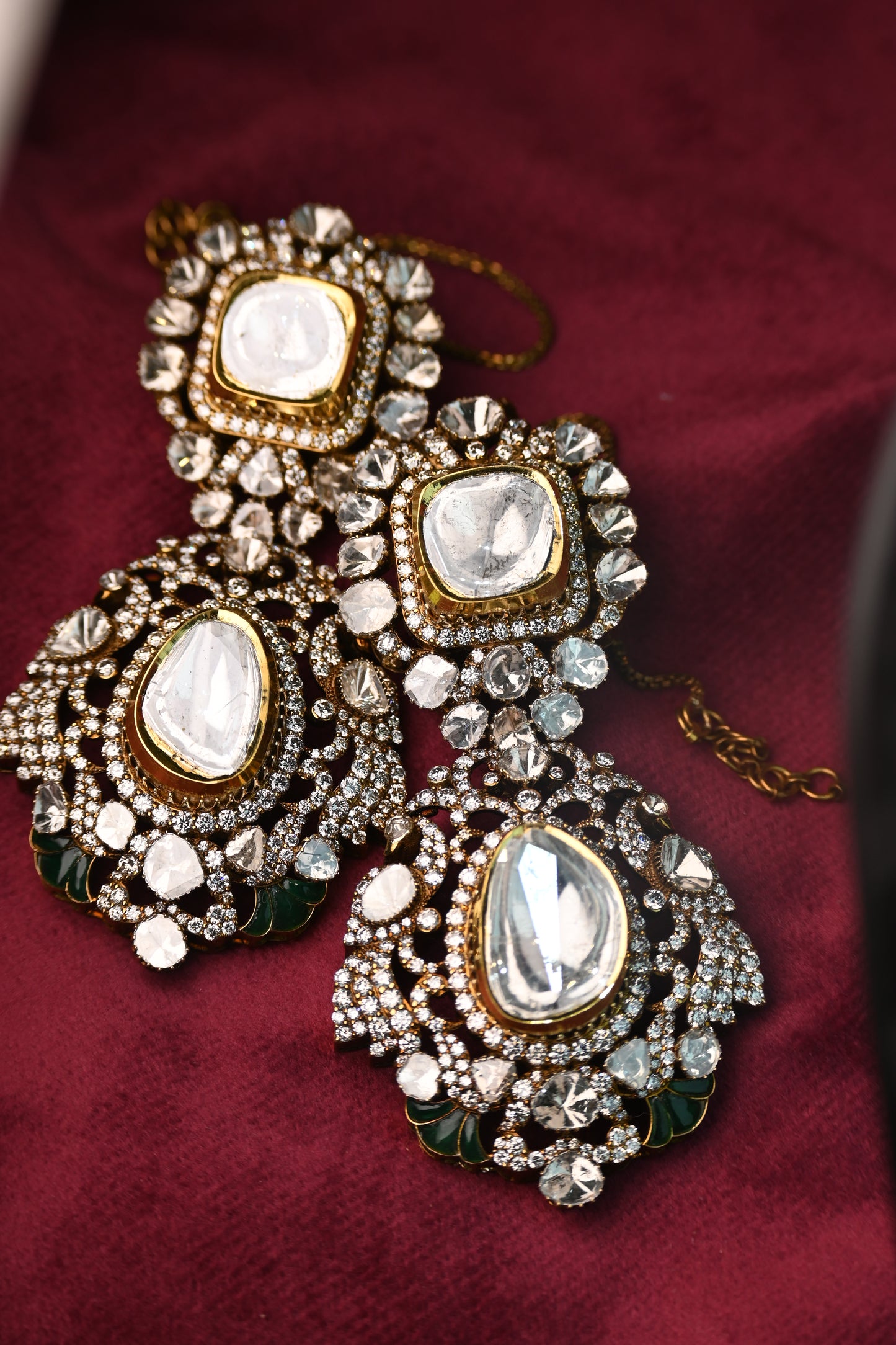 Karika polki earrings