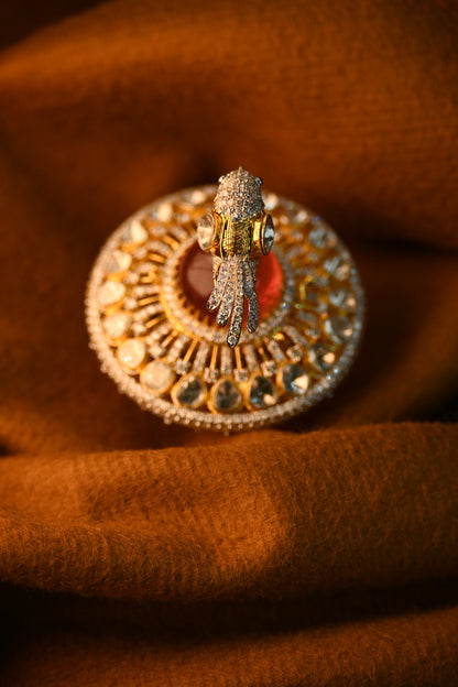 Peehu polki ring