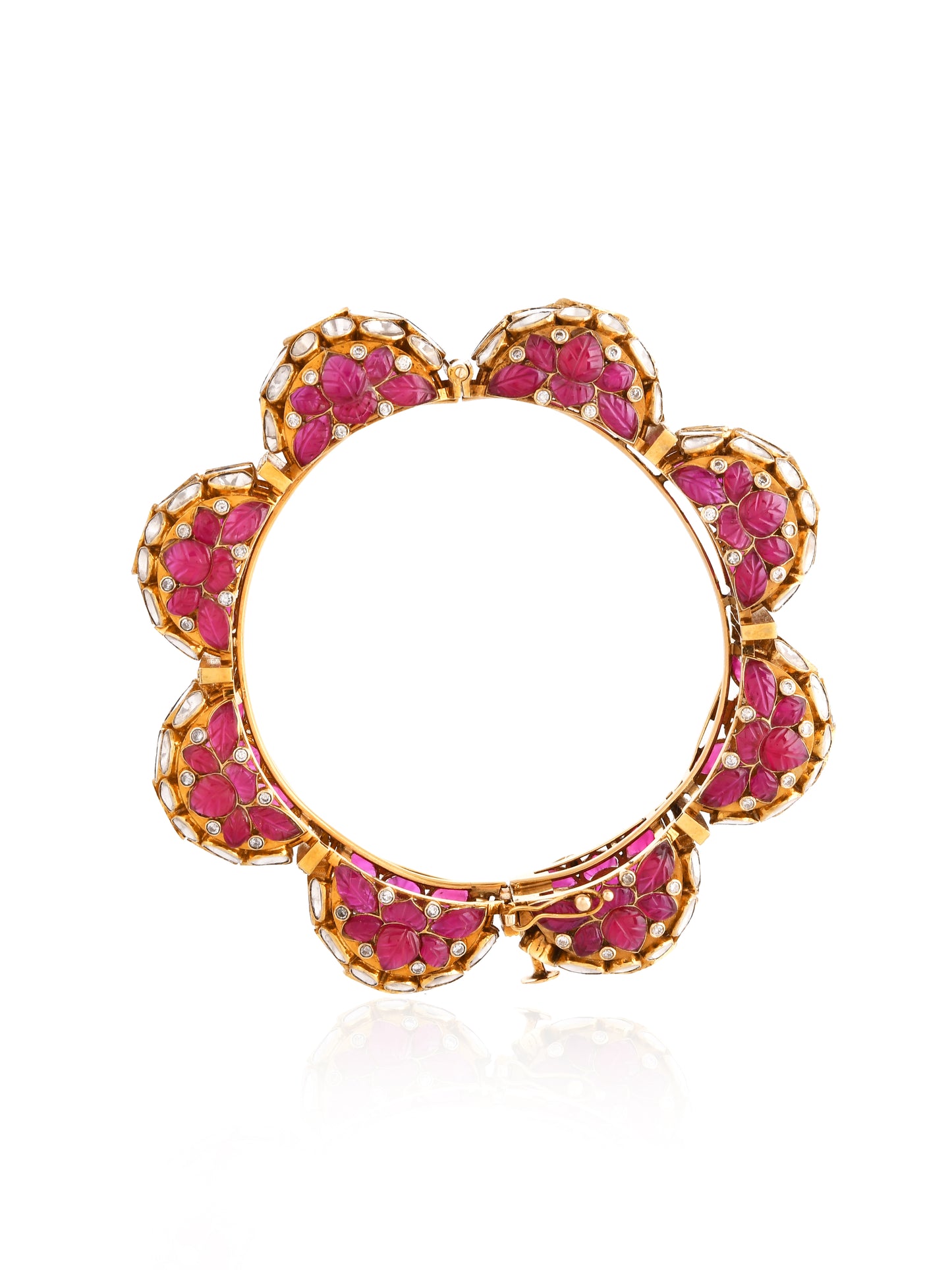 Tarakashi polki bangle