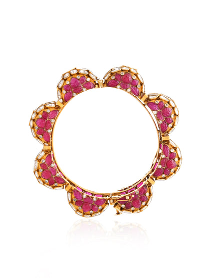 Tarakashi polki bangle