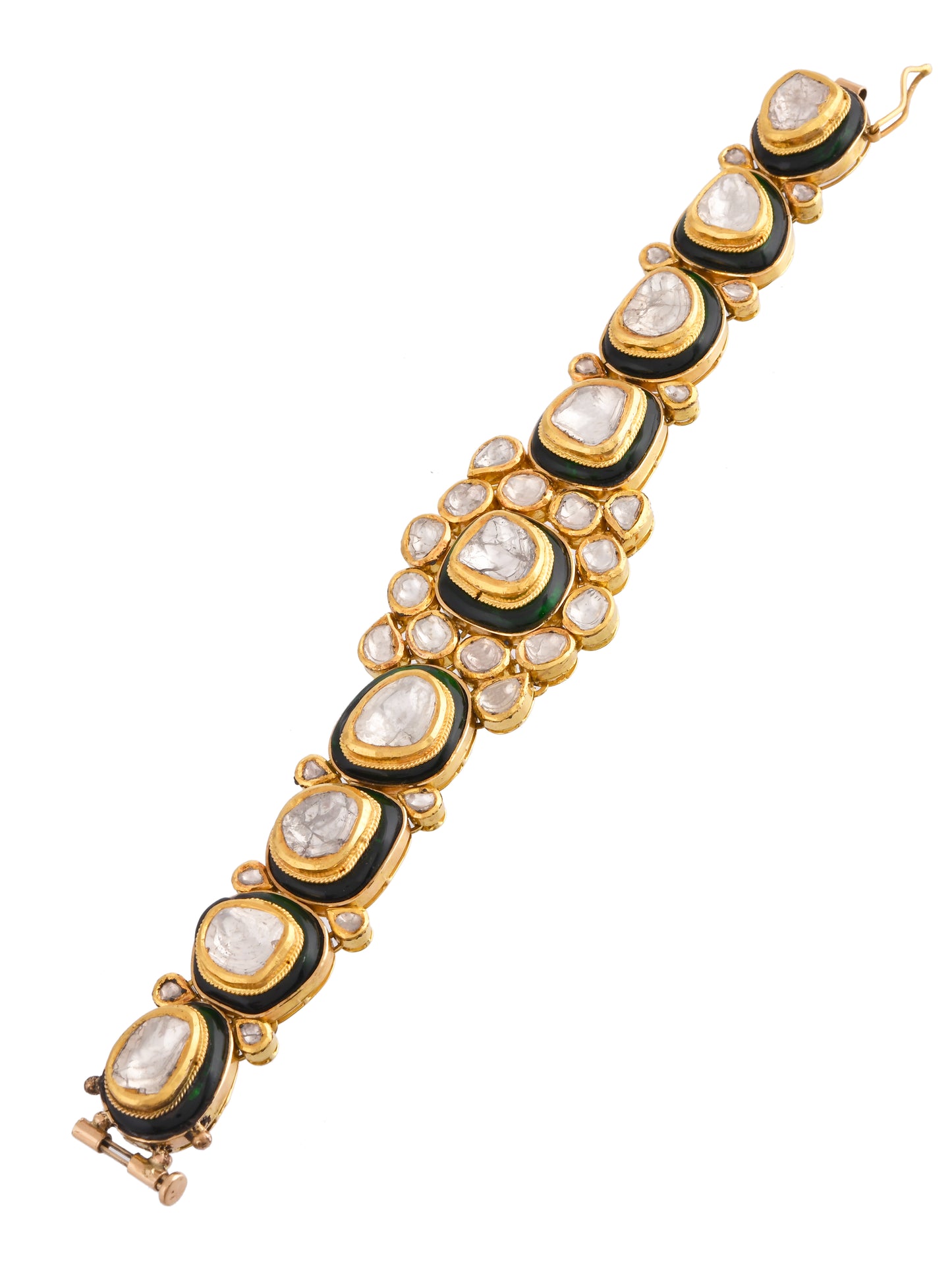 The ghoomar polki bracelet