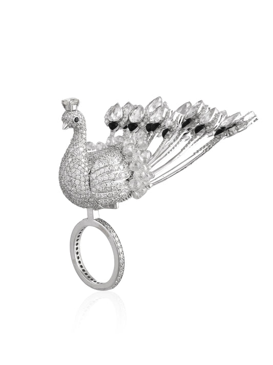 Diamond Peacock ring