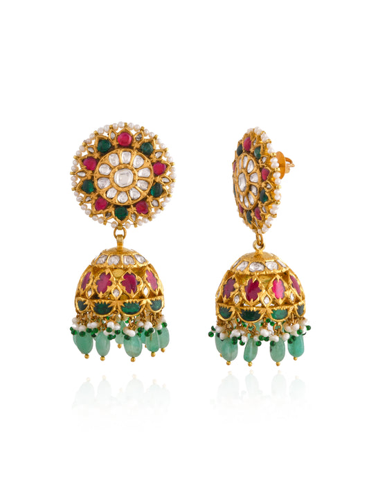 Pranaya gold earrings