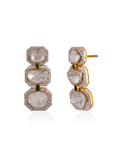 Saba polki earrings