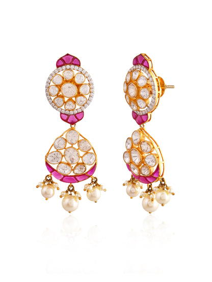 Mogra diamond earrings