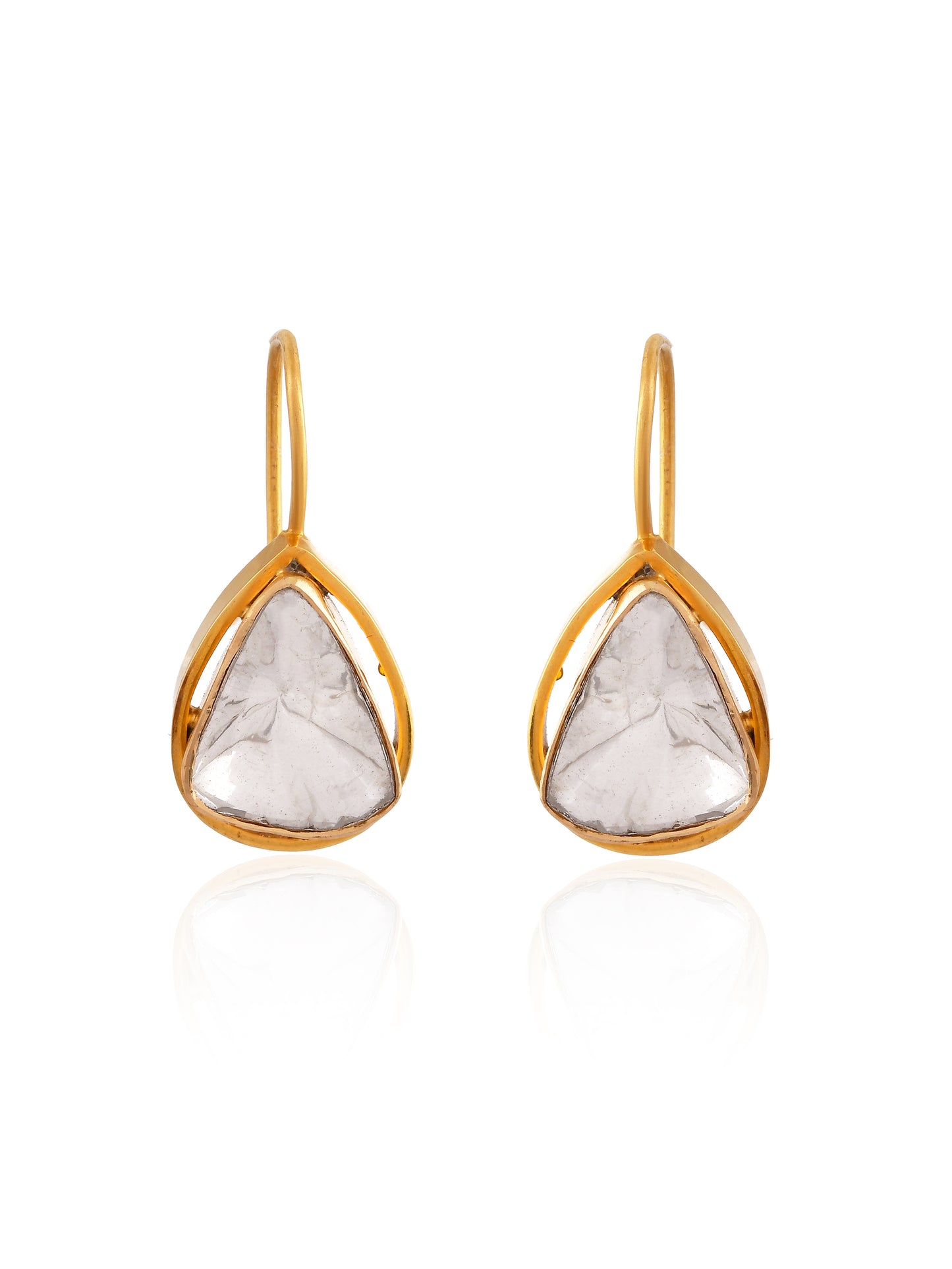 Ojas orb polki earrings