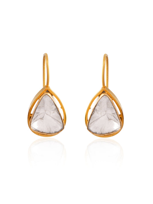 Ojas orb polki earrings