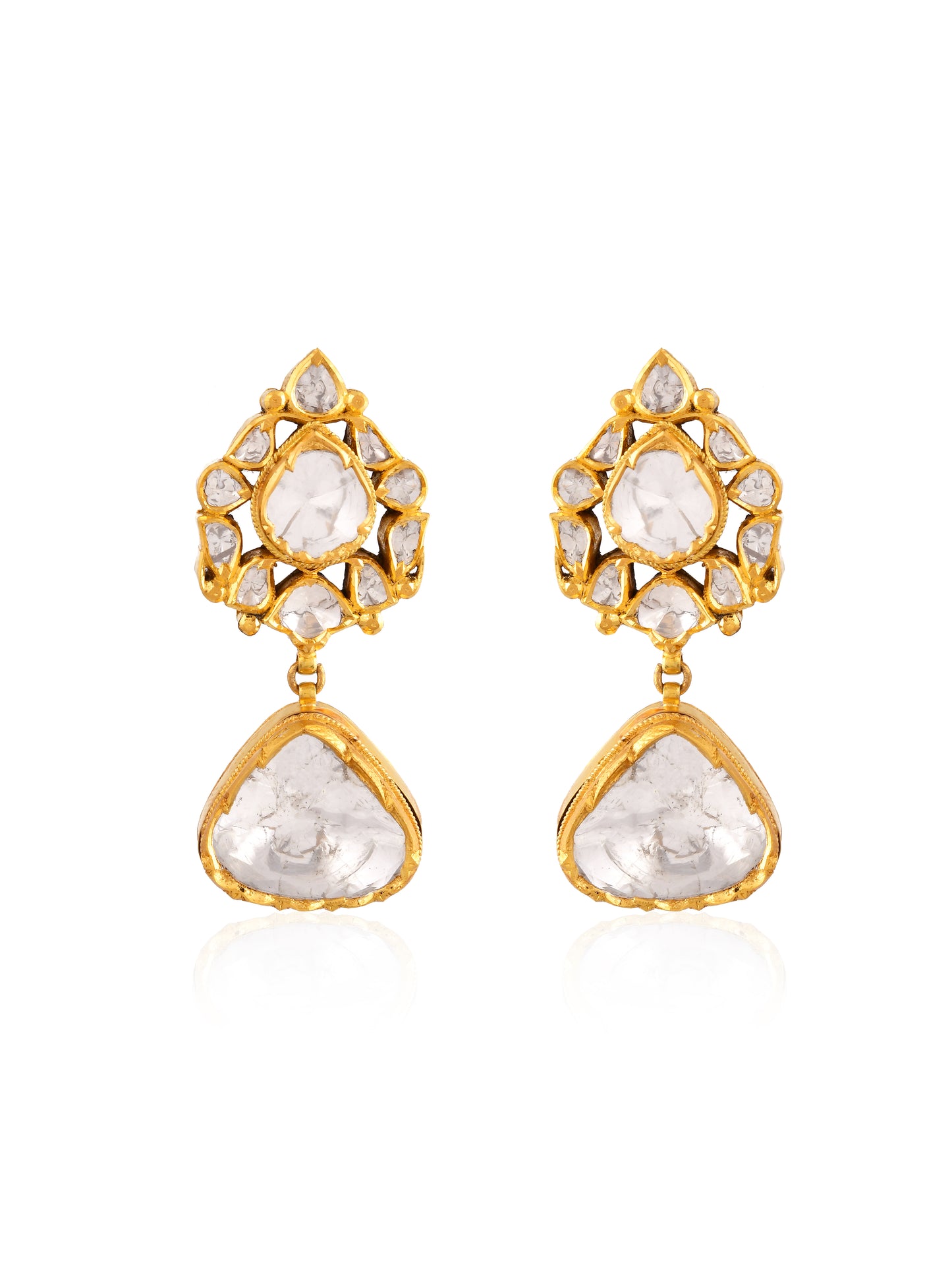 Indrani jadau earrings