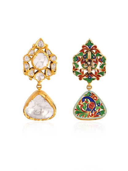 Indrani jadau earrings