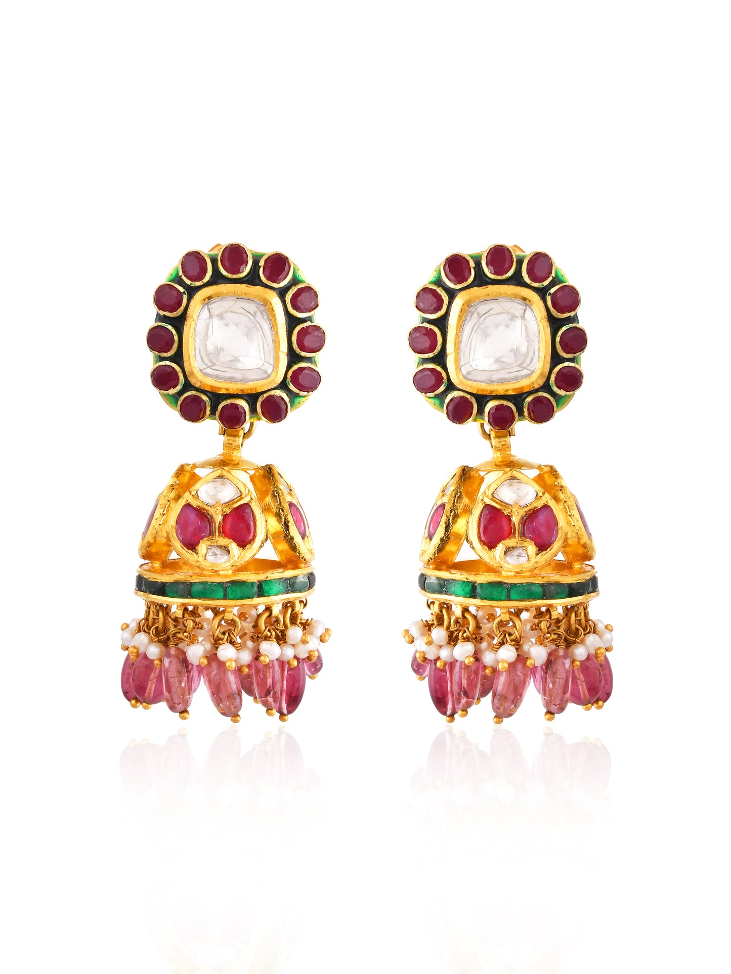 Aarohi ruby earrings