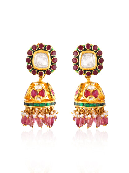 Aarohi ruby earrings