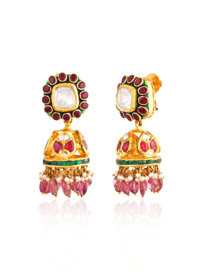 Aarohi ruby earrings
