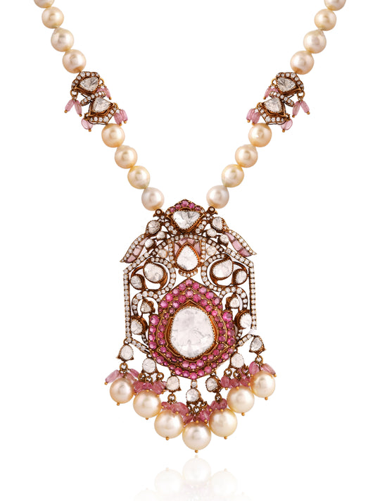 Padmashree polki pendant