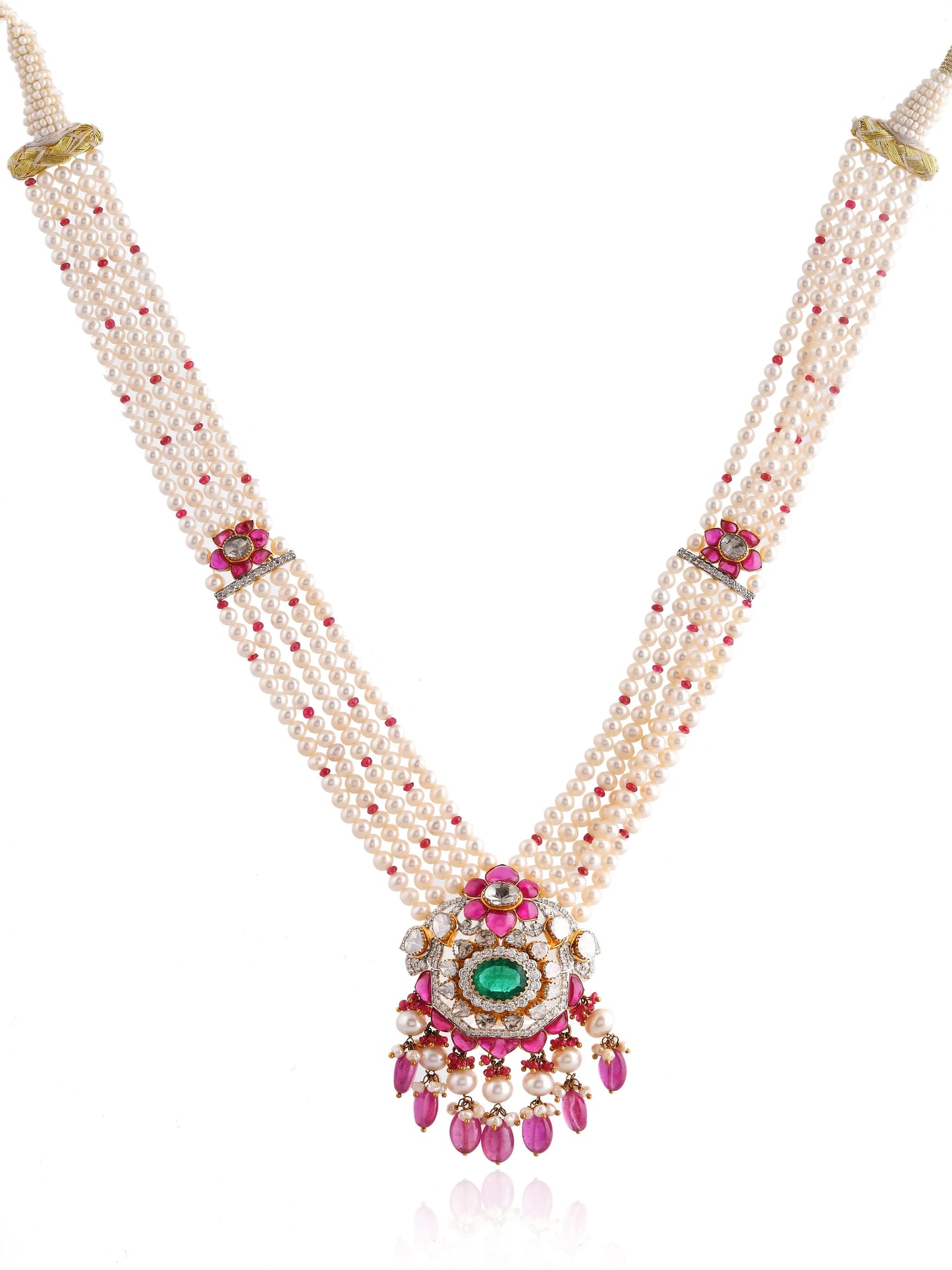 Kunwariya polki pendant - Polki Diamond Jewellery