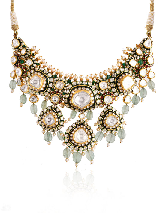 Rajeshwari polki necklace