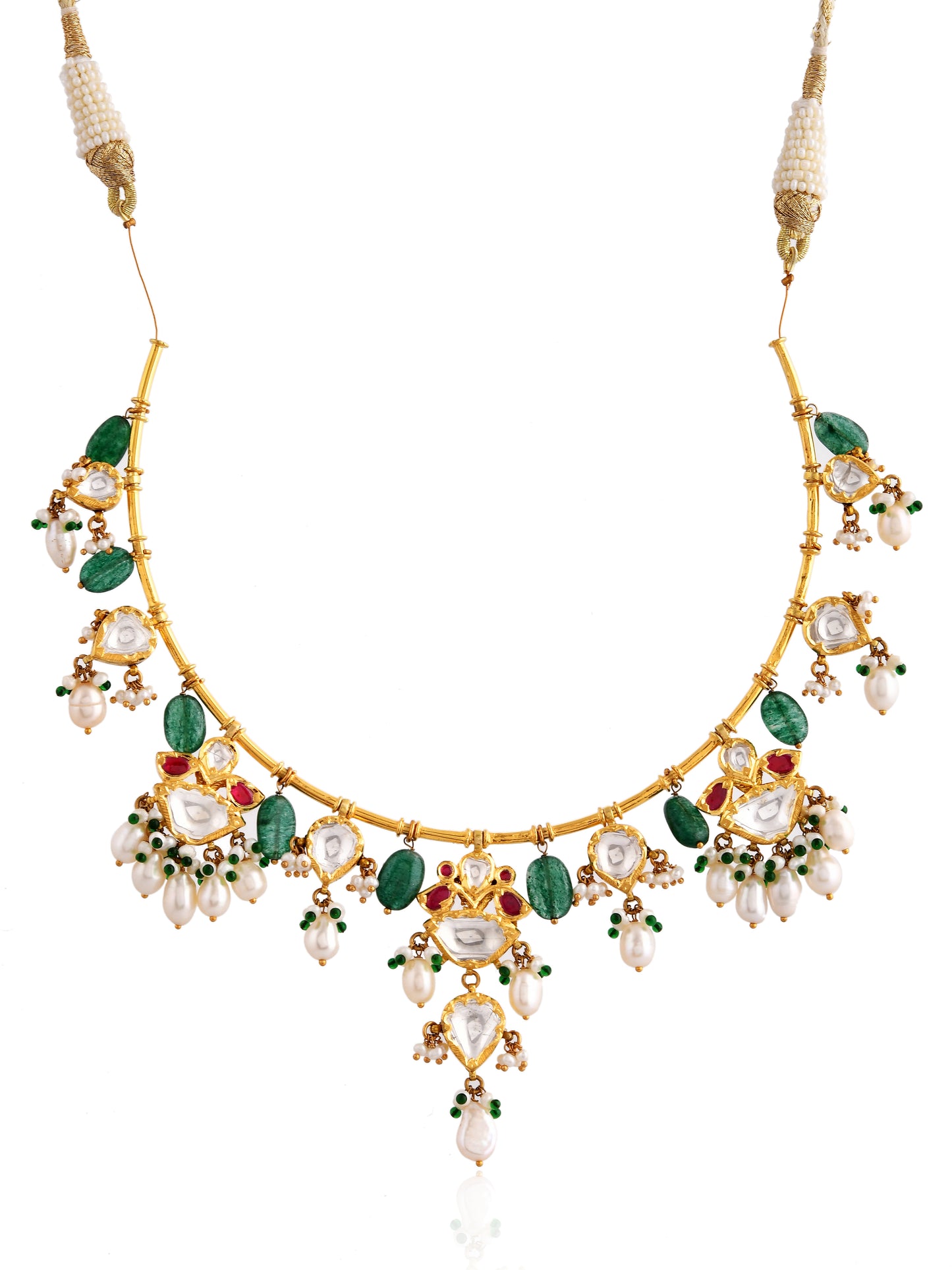 Shaista kundan emerald chokar