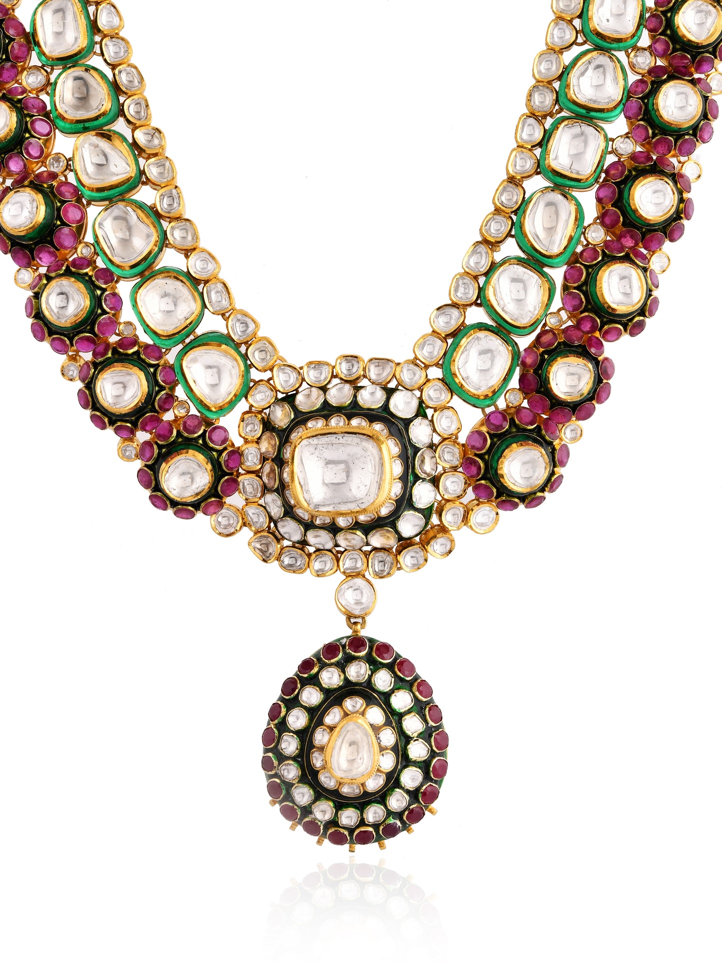 Chandrika polki necklace