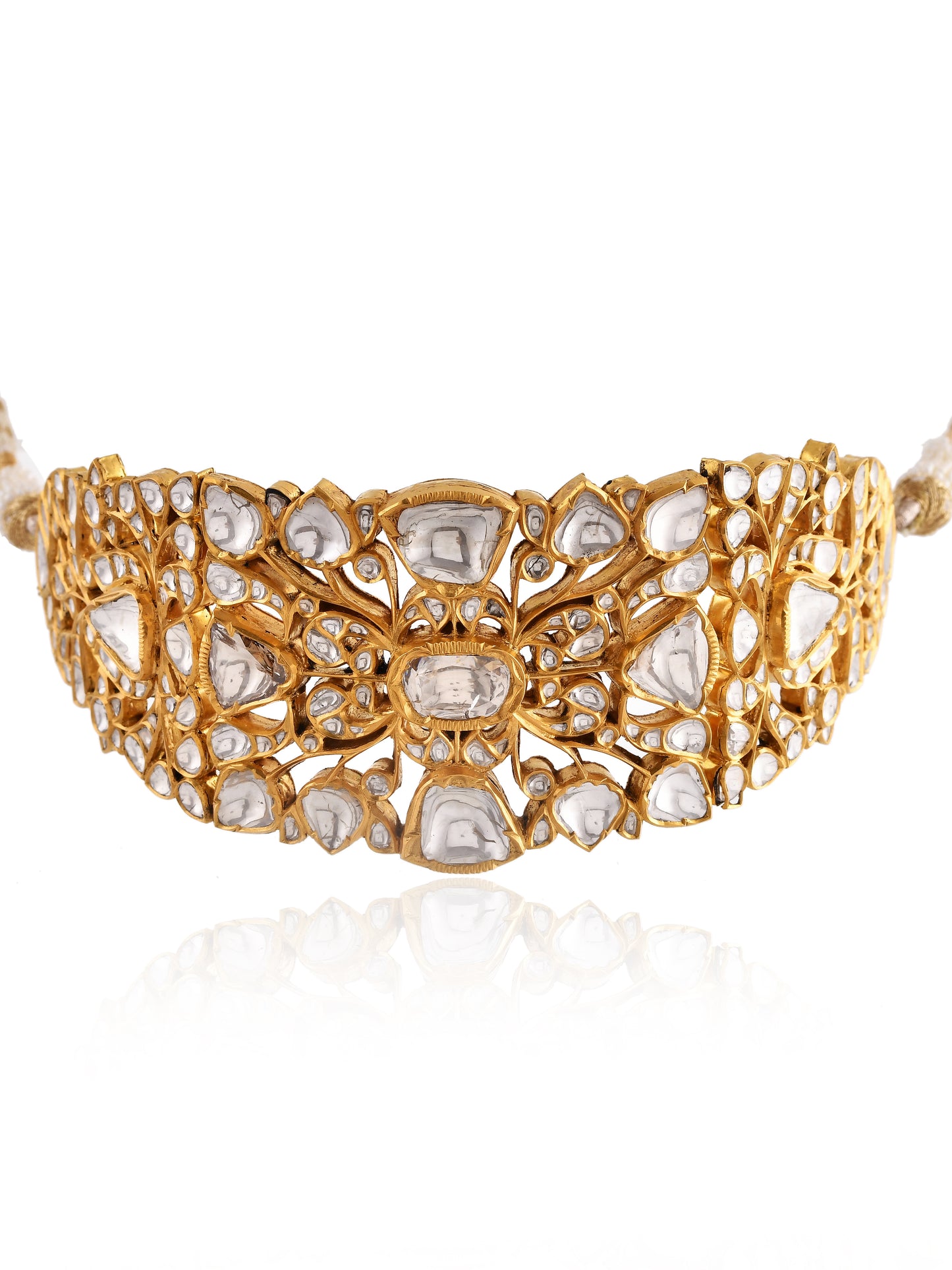 Rajsi roop gold chokar (kundan)