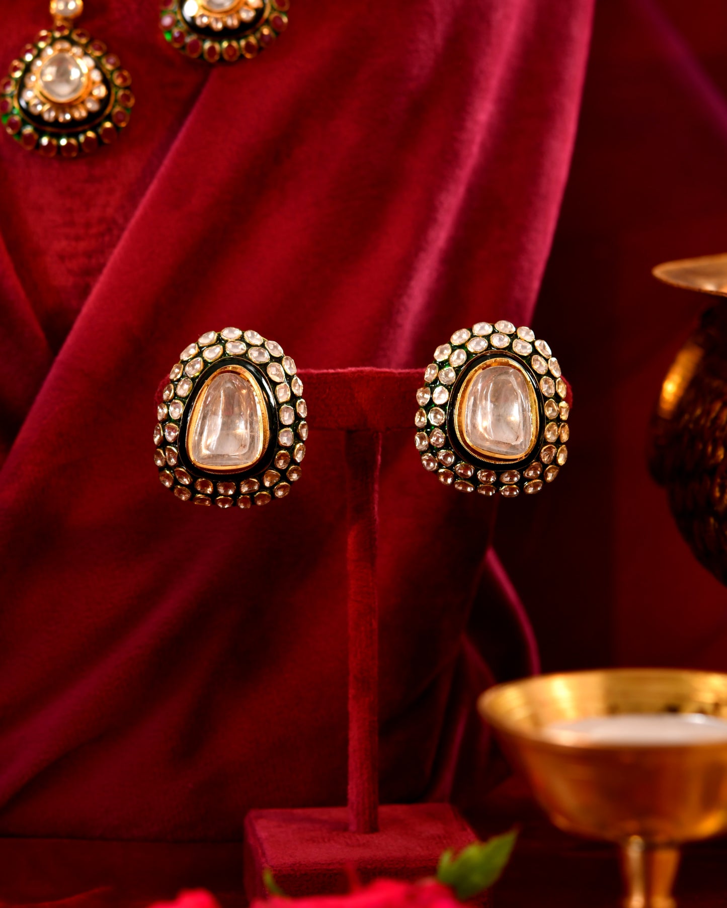 Adviya polki earrings