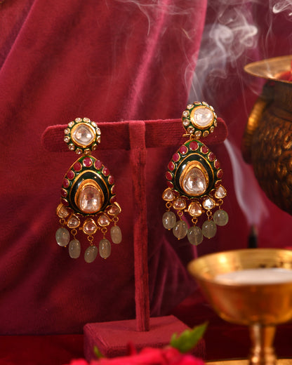 Mayuri polki earrings