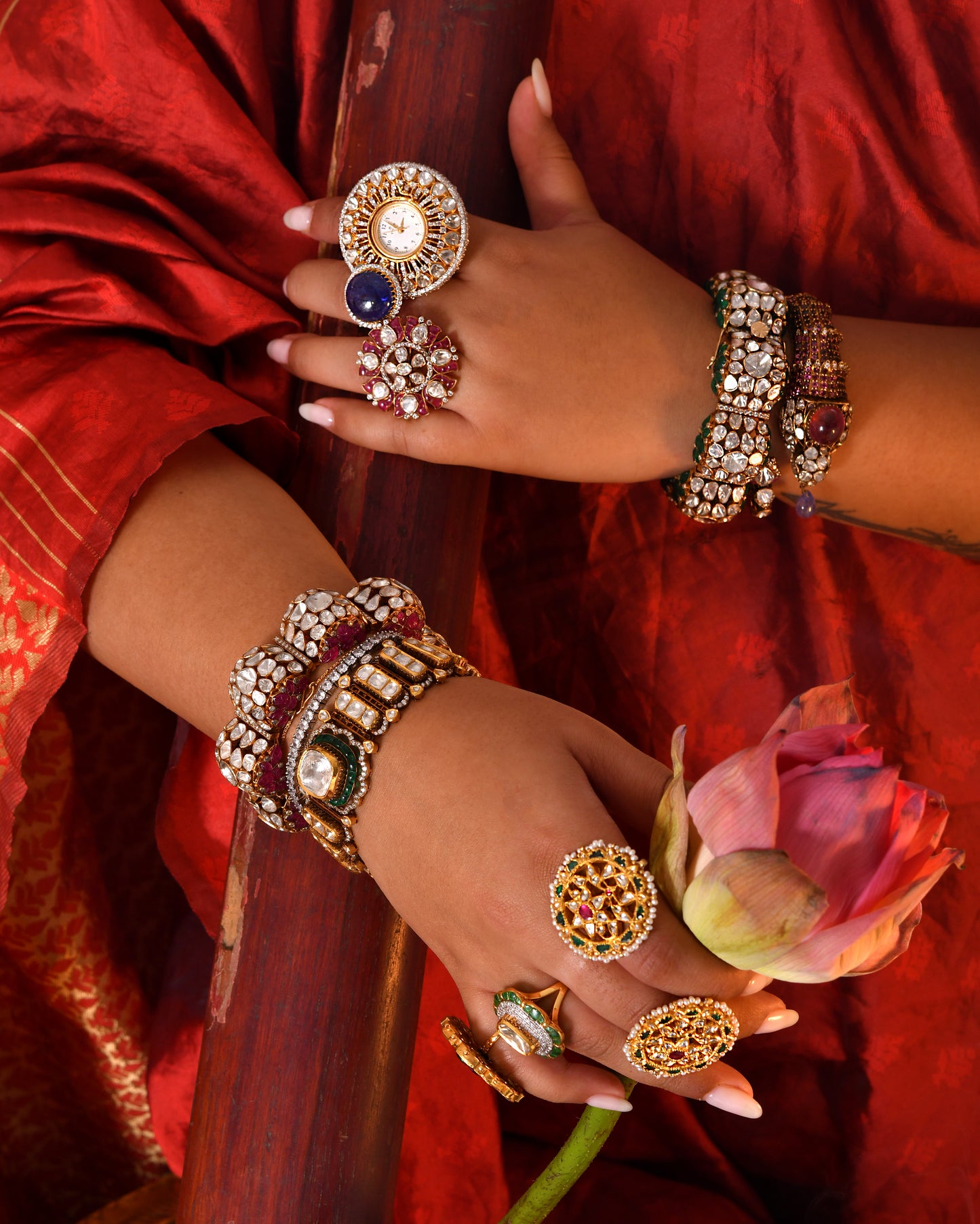 Jadau charm Bracelet