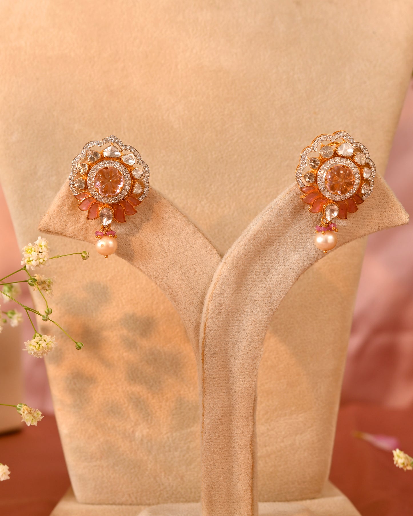 Devika earrings (Tourmaline)