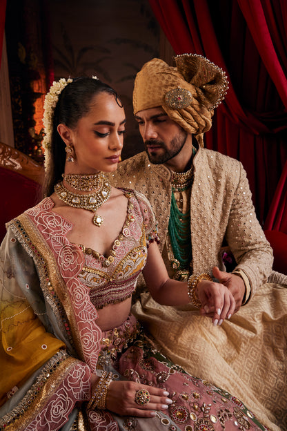 Rajsi roop gold chokar (kundan)