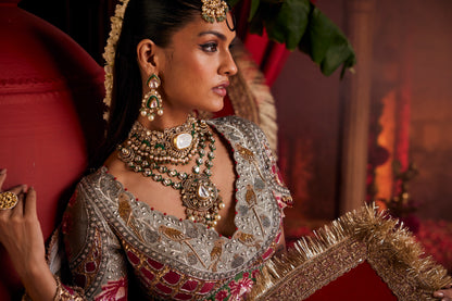 Shivranjani emerald pendant