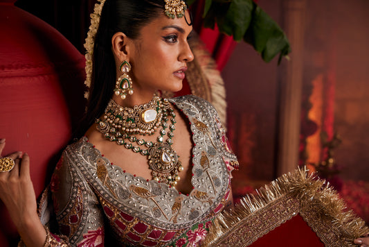 Shivranjani emerald pendant