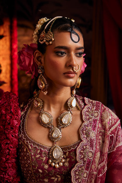 Sone ki chidya earrings