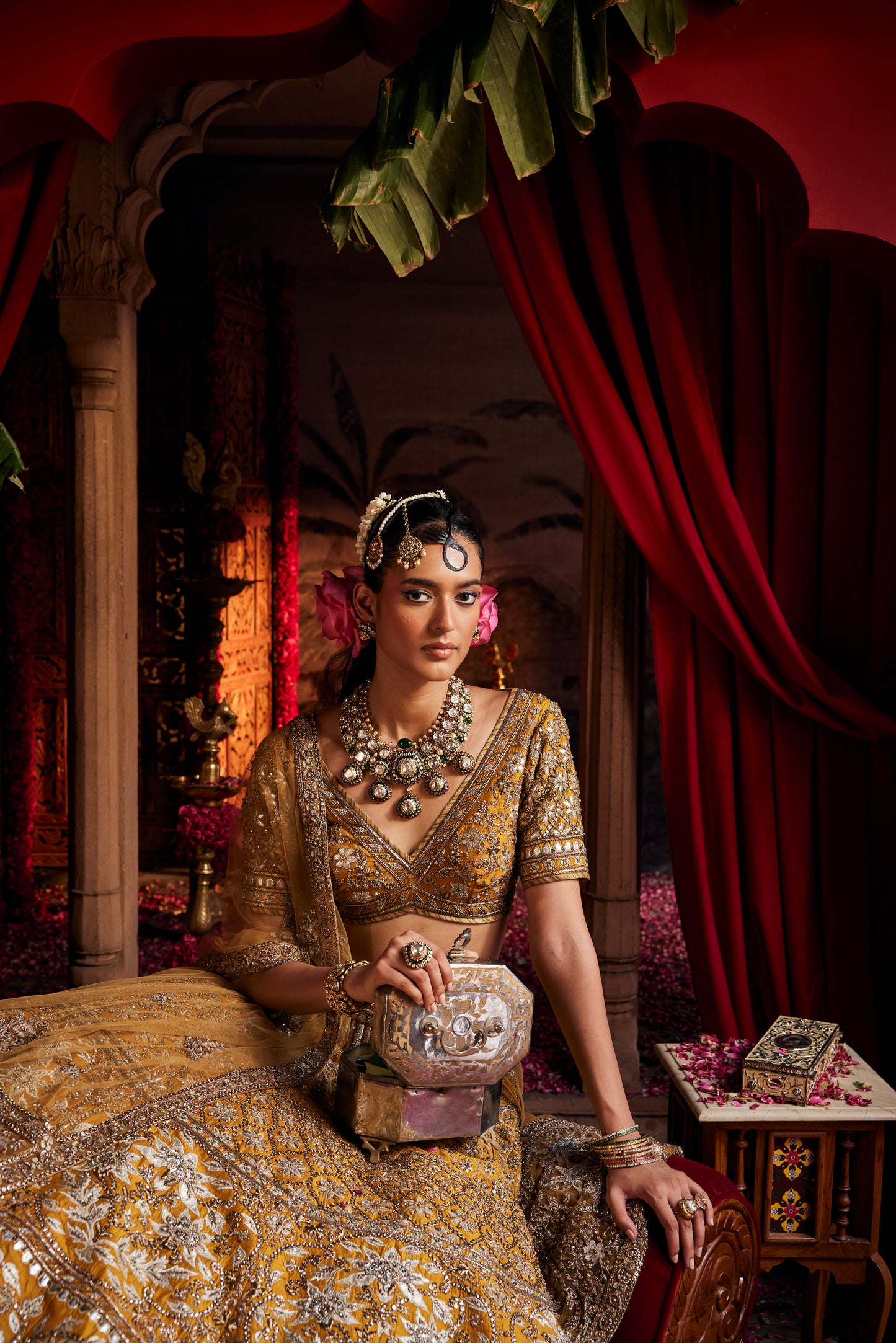 Begum sultana polki necklace