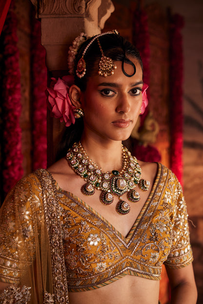 Begum sultana polki necklace